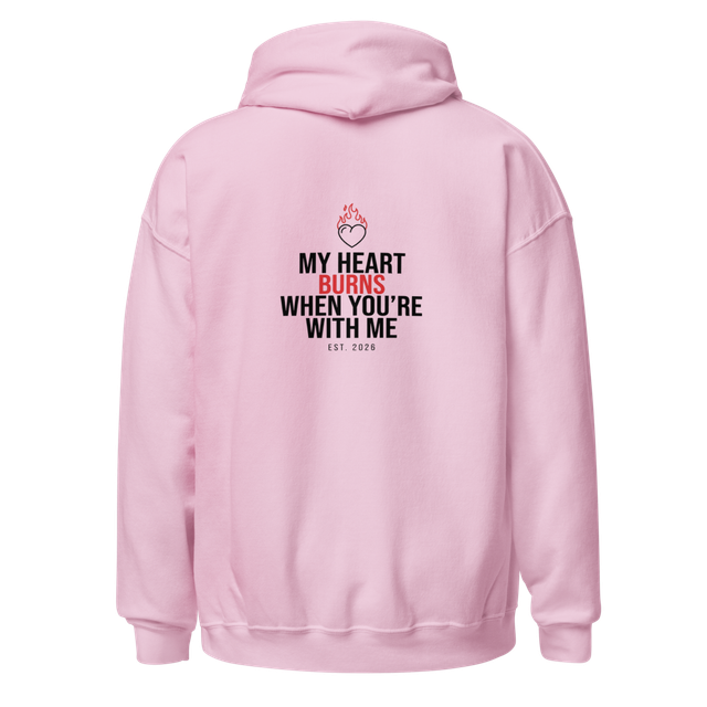 Heart Burns Graphic Hoodie
