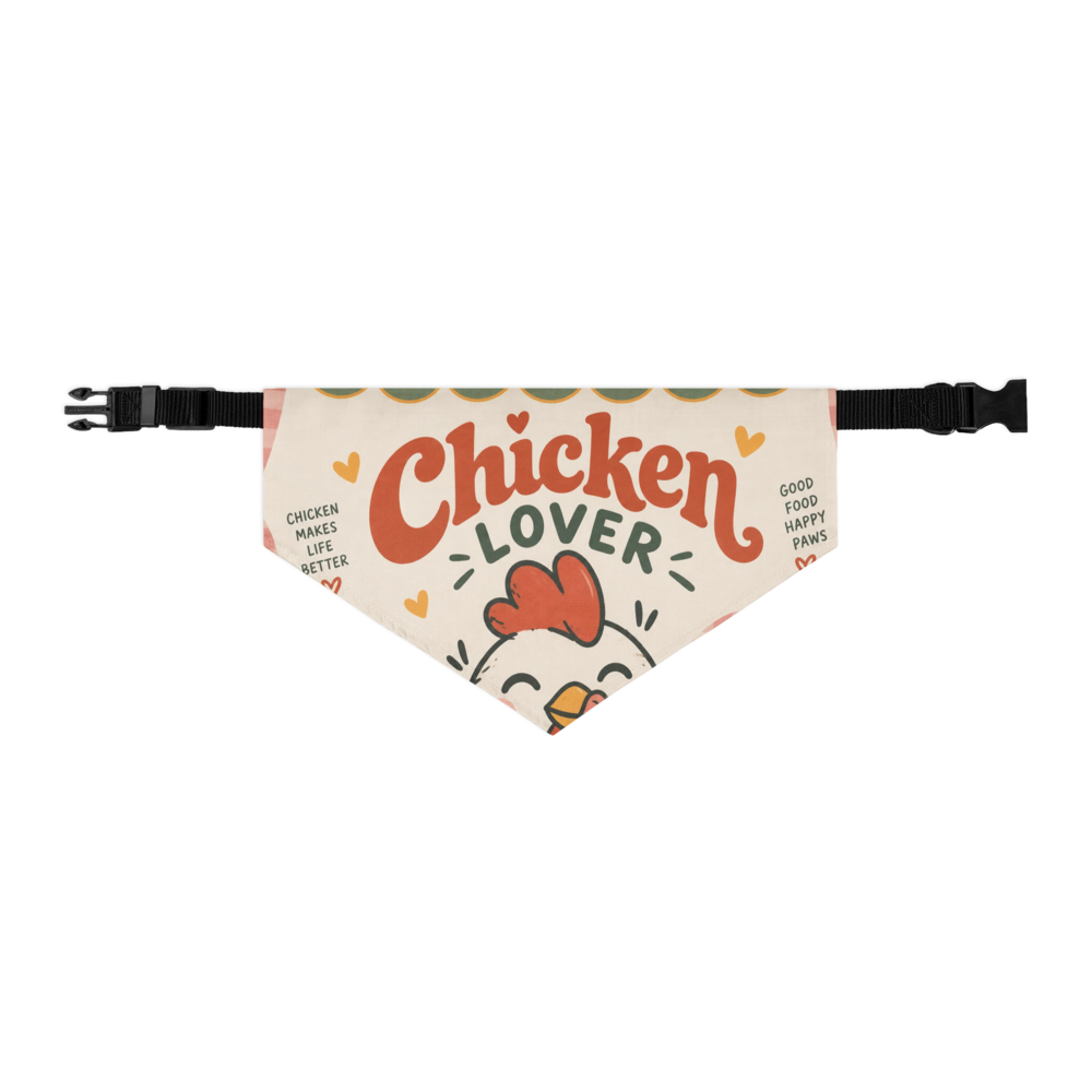 Chicken Lover Pet Bandana | Cute Funny Dog Bandana