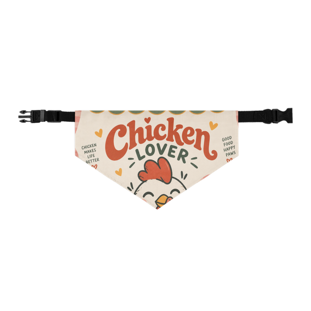 Chicken Lover Pet Bandana | Cute Funny Dog Bandana