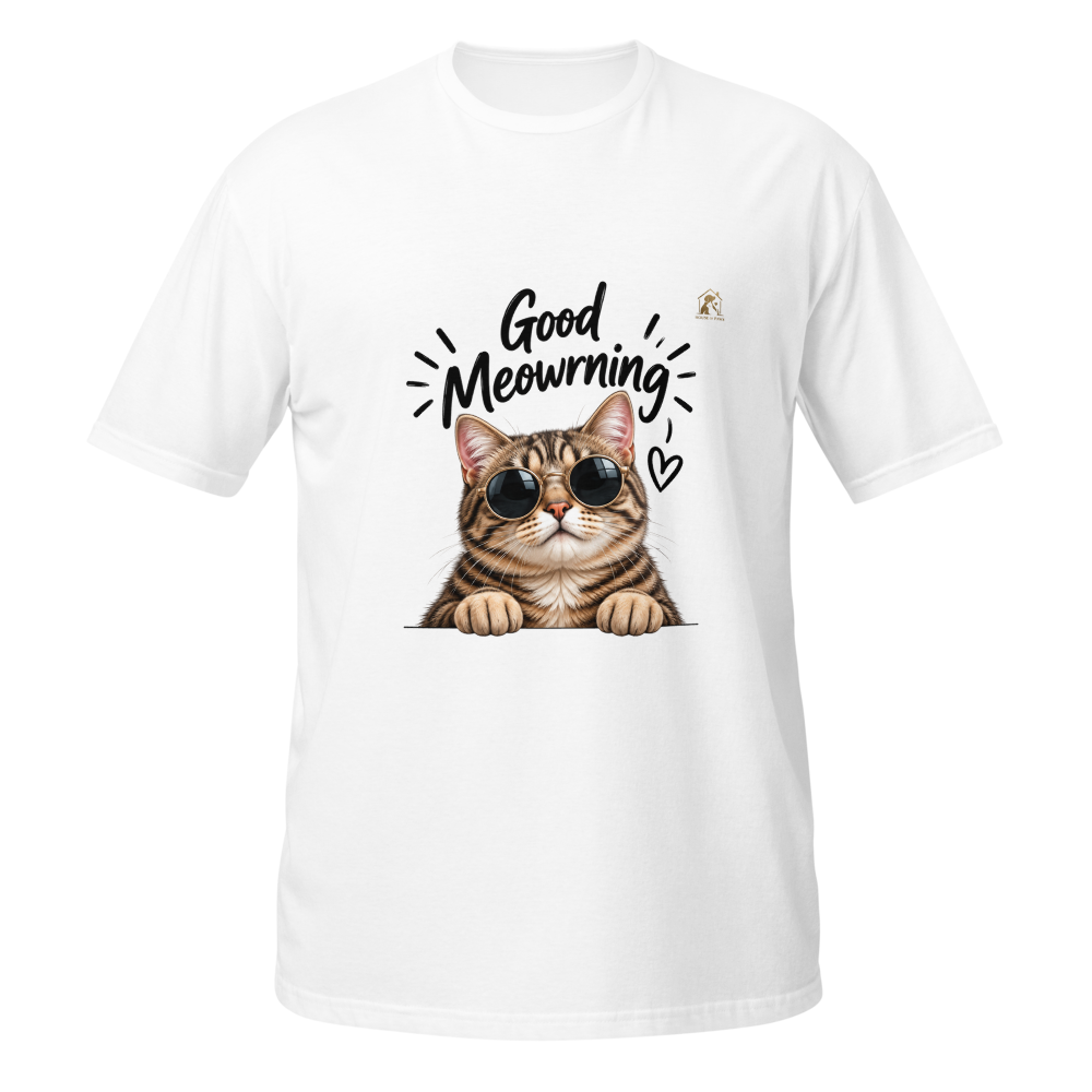 Good Meowning – Cool Cat Graphic T-Shirt