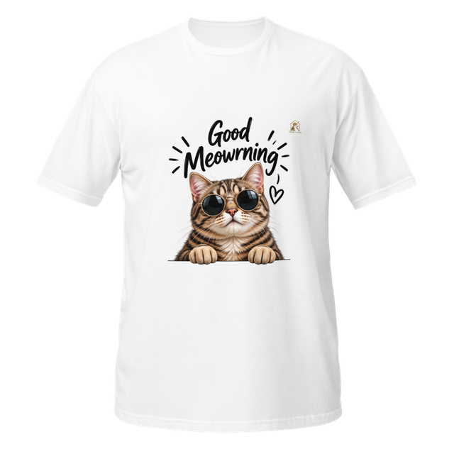 Good Meowning – Cool Cat Graphic T-Shirt
