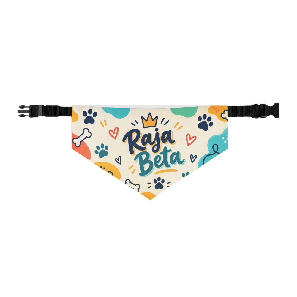 Raja Beta Pet Bandana | Cute Colorful Dog Bandana 