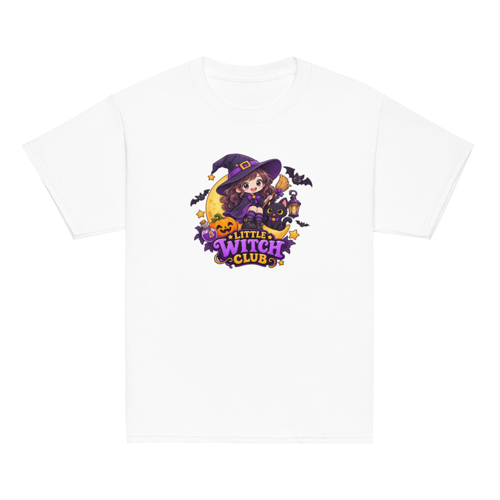 Little Witch Club – Cute Halloween Witch T-Shirt