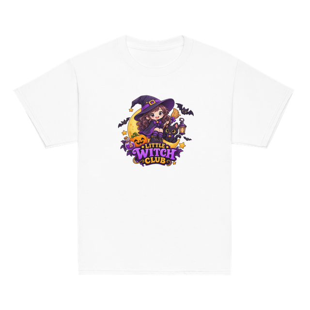 Little Witch Club – Cute Halloween Witch T-Shirt