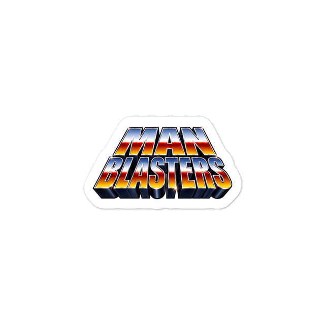 Manblasters - The Logo Vinyl Sticker