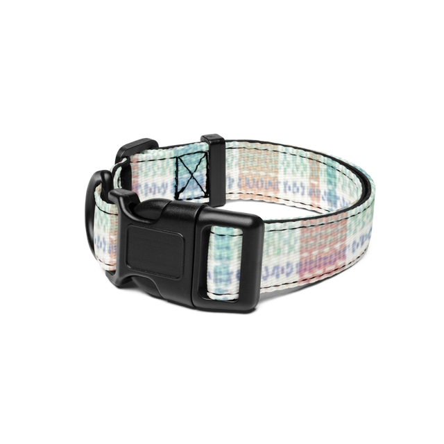 Pastel Plaid Pet Collar