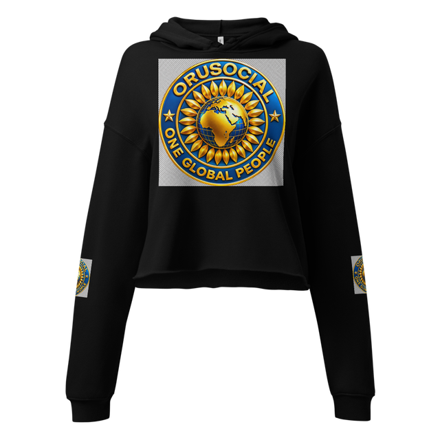 ORU SOCIAL Women's Cropped Hoodie – Bella + Canvas