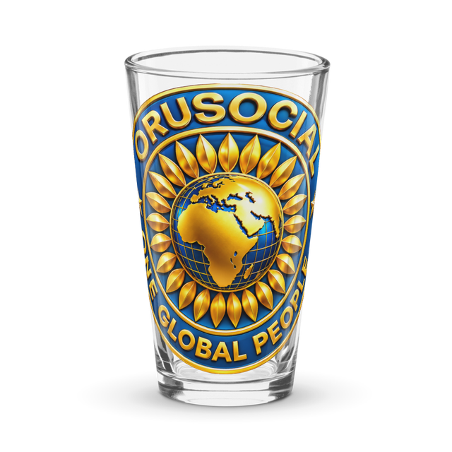 # ORU Social Shaker Pint Glass – 16 oz