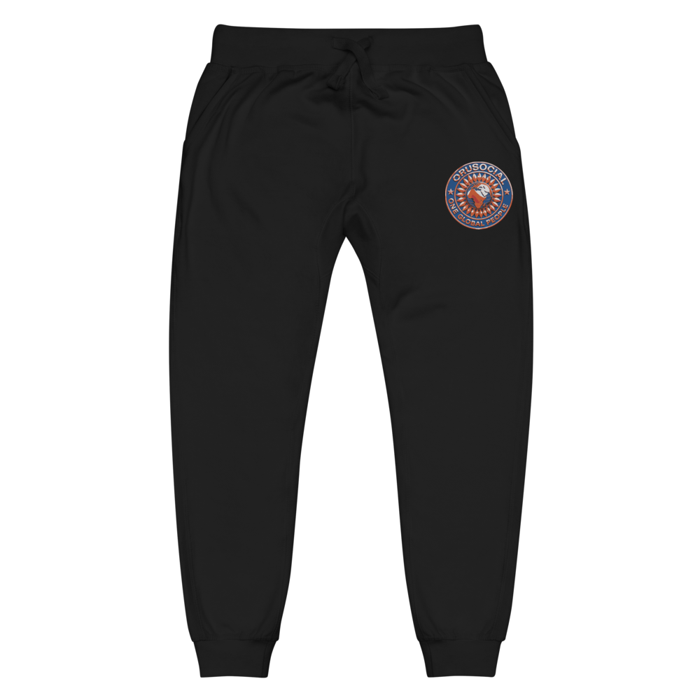 # ORU Social Unisex Fleece Sweatpants – Cotton Her