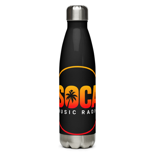 Soca Music Radio Stainless Steel Water Bottle
