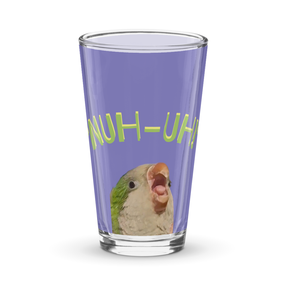 Beebl Boose Scream "NUH-UH!" Glass