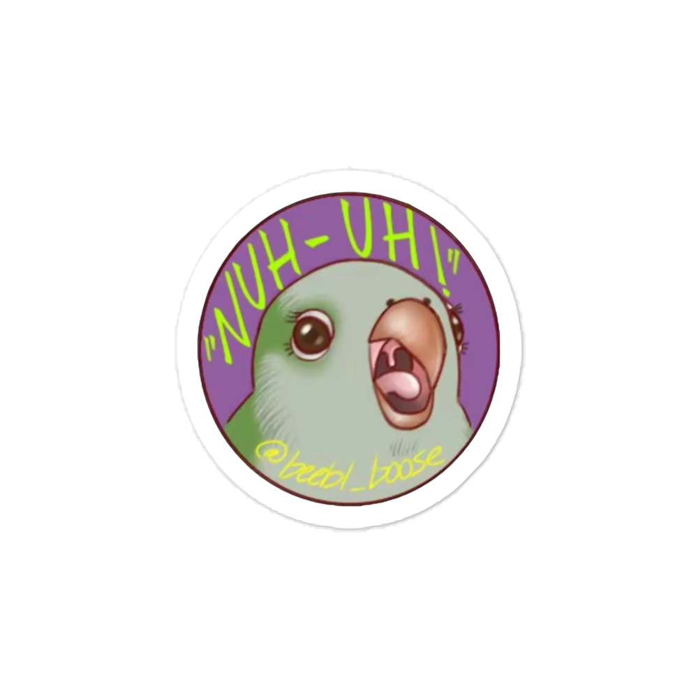 Beebl Boose "NUH-UH!" Sticker