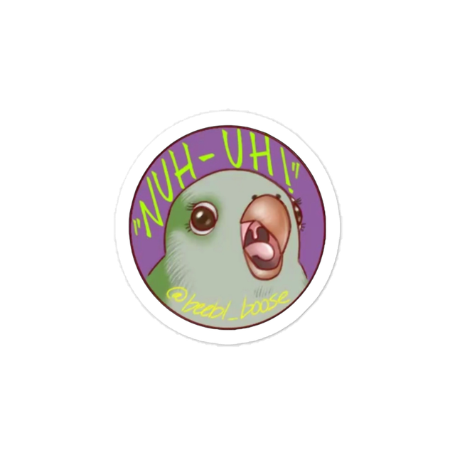Beebl Boose "NUH-UH!" Sticker