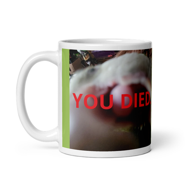 Beebl Boose "YOU DIED." Mug #3