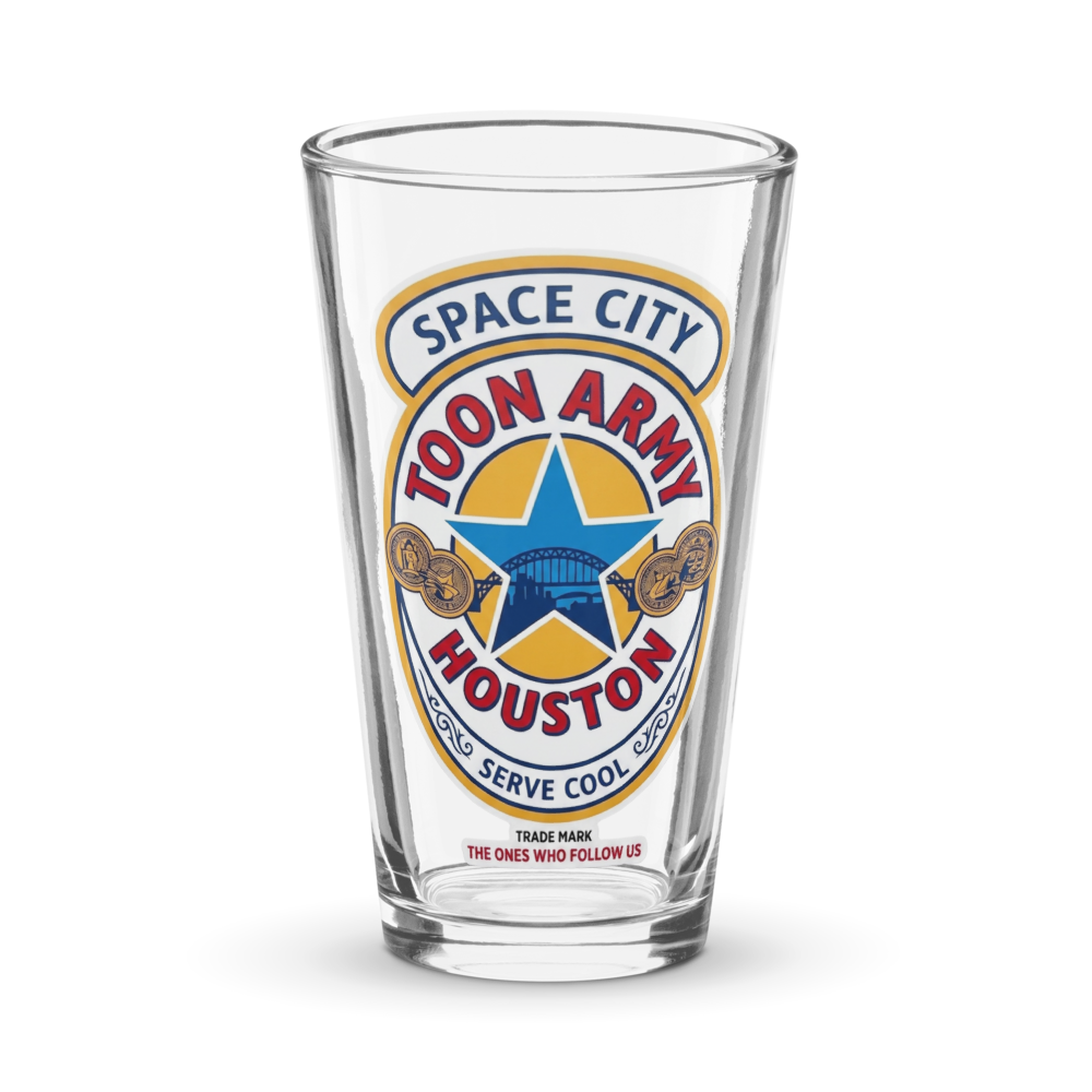 Toon Army Houston Pint Glass