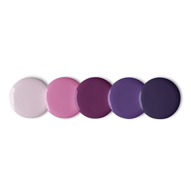 Minimalistic Purple Set of Pin Buttons
