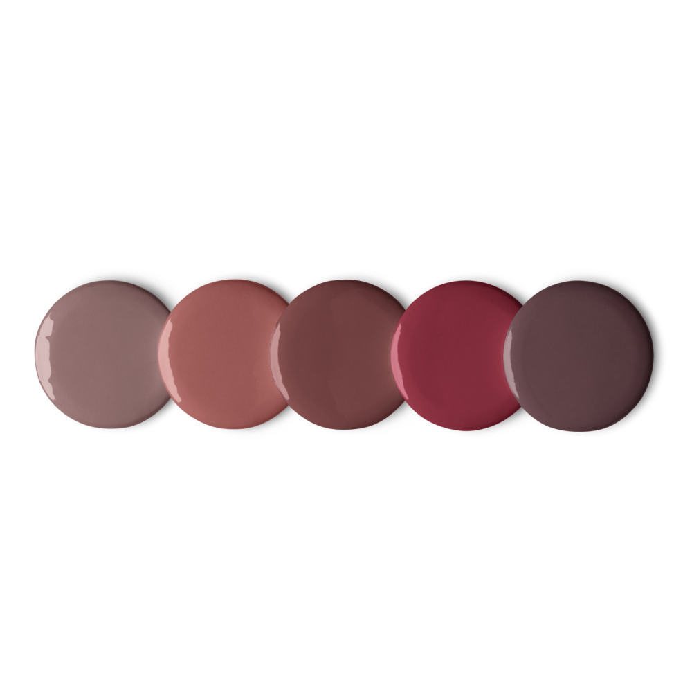 Minimalistic Maroon & Crimson Set of Pin Buttons