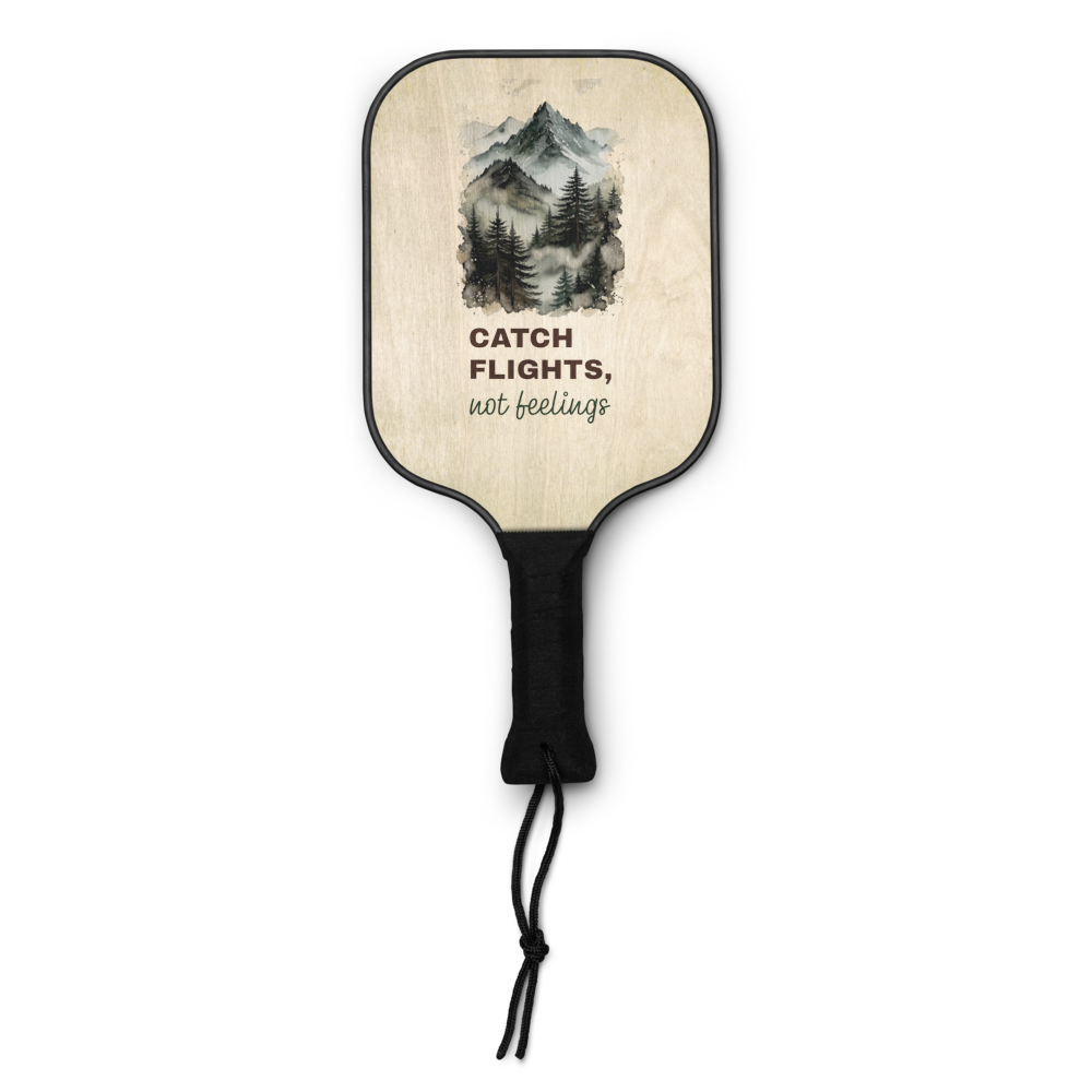 Natural Landscape-2 Quote Pickleball Paddle (Set)