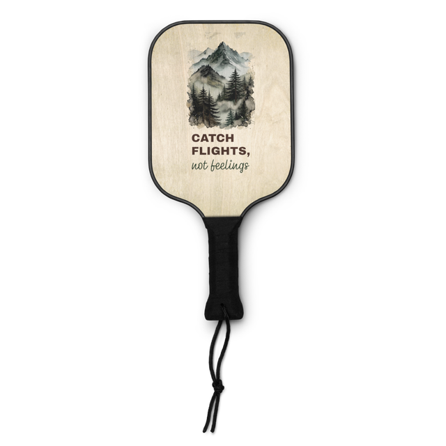 Natural Landscape-2 Quote Pickleball Paddle (Set)