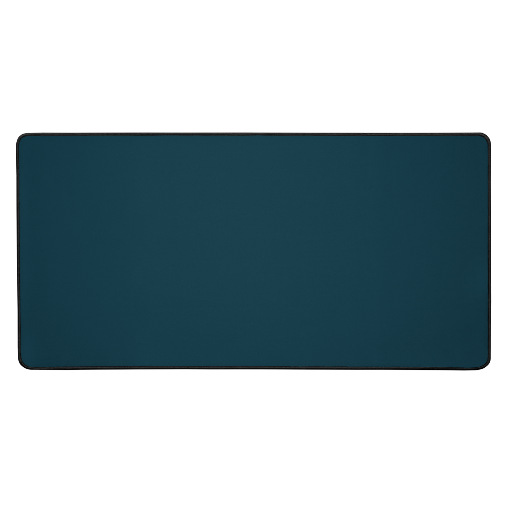 Dark Minimalistic Green Desk Mat