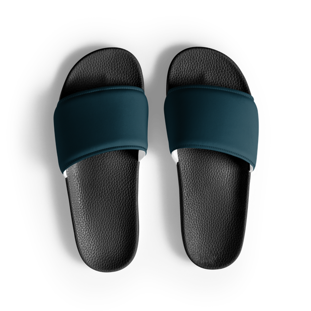 Dark Green Men's Slides