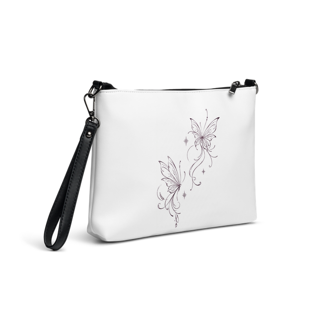 Butterfly Design - 2 Print Crossbody Bag