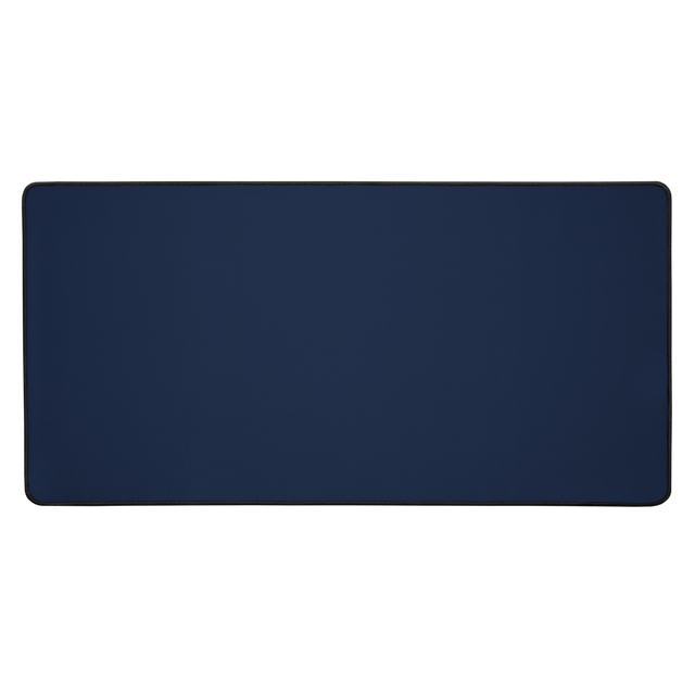 Dark Minimalistic Blue Desk Mat