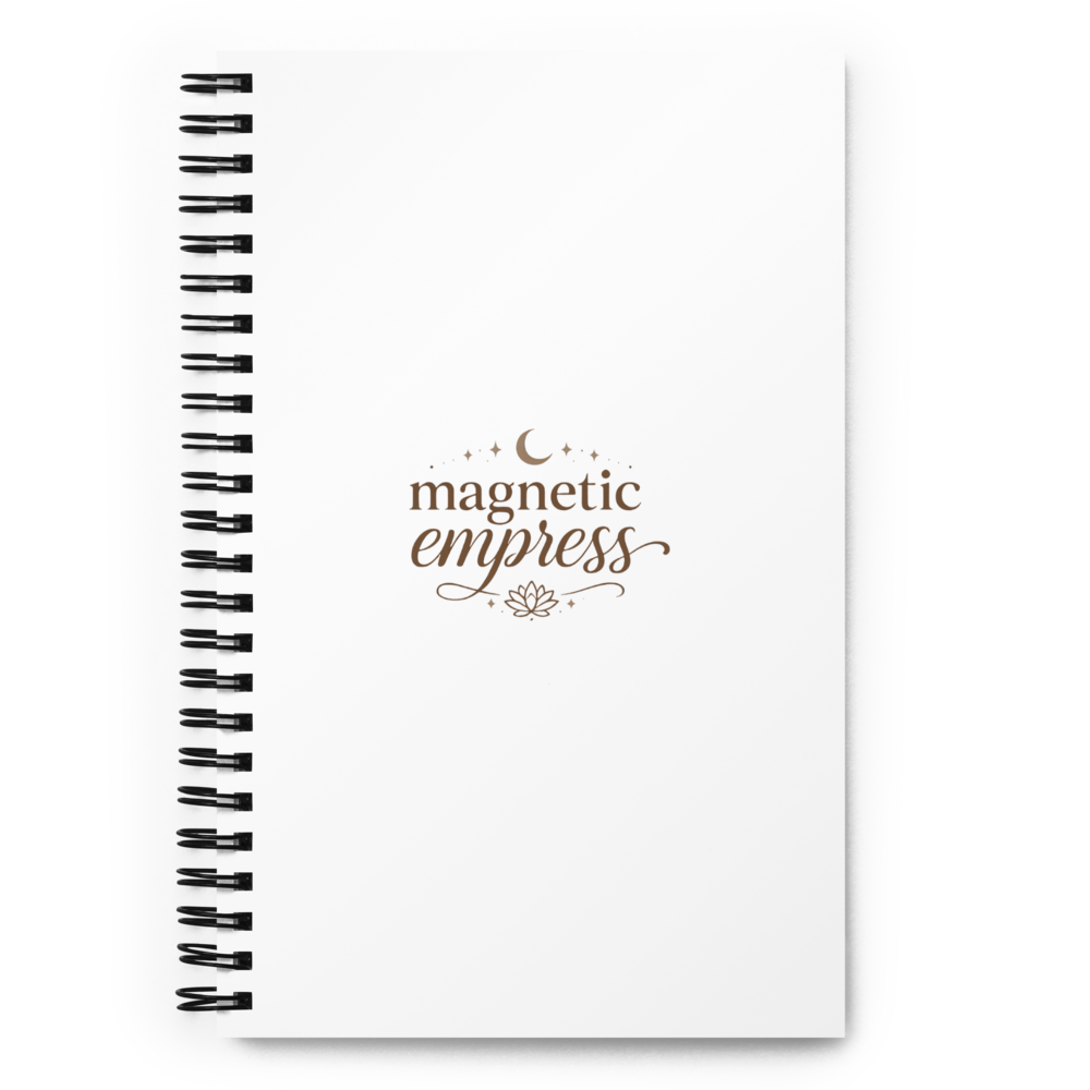 Magnetic Empress Spiral Notebook