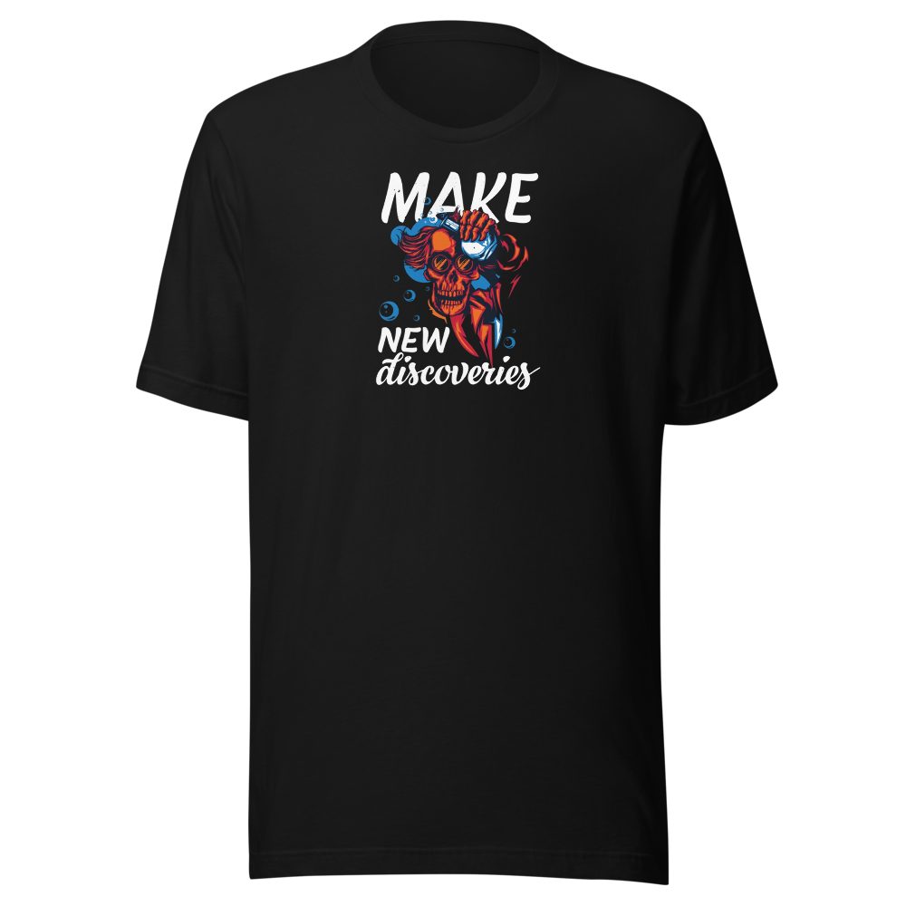 Mad scientist skull shirt
