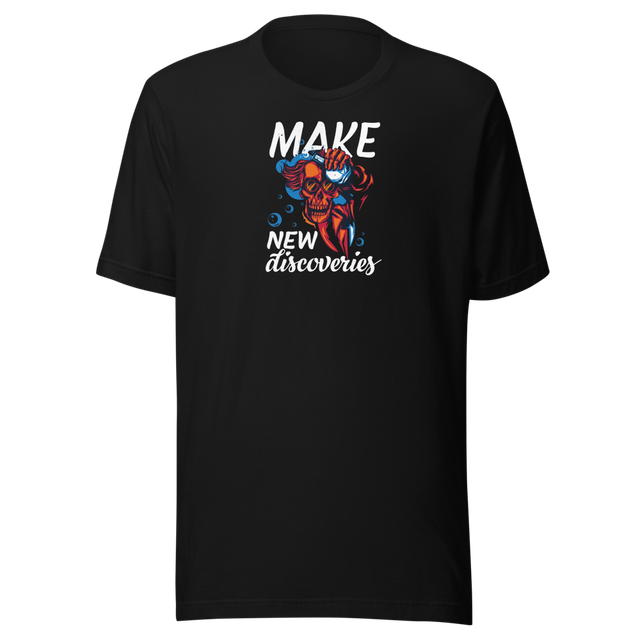 Mad scientist skull shirt