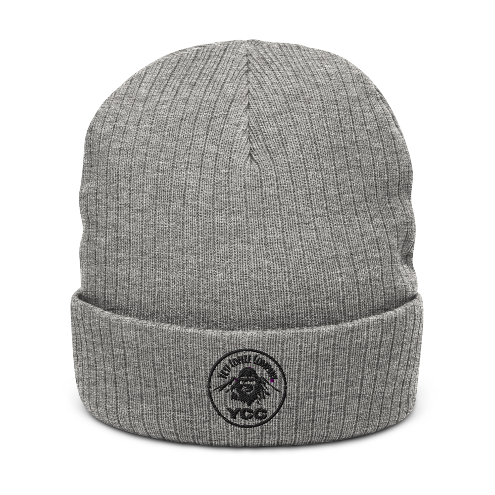 Official Yeti Coffee Ribbed Knit Beanie