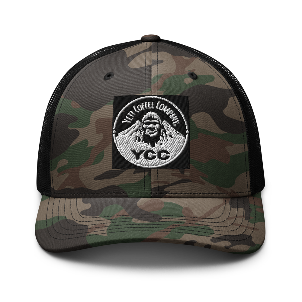 Official Yeti Coffee Camouflage Trucker Hat