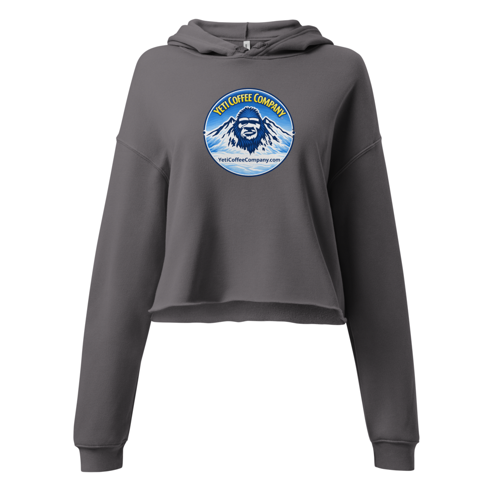 Official Yeti Coffee Women's Cropped Hoodie Color