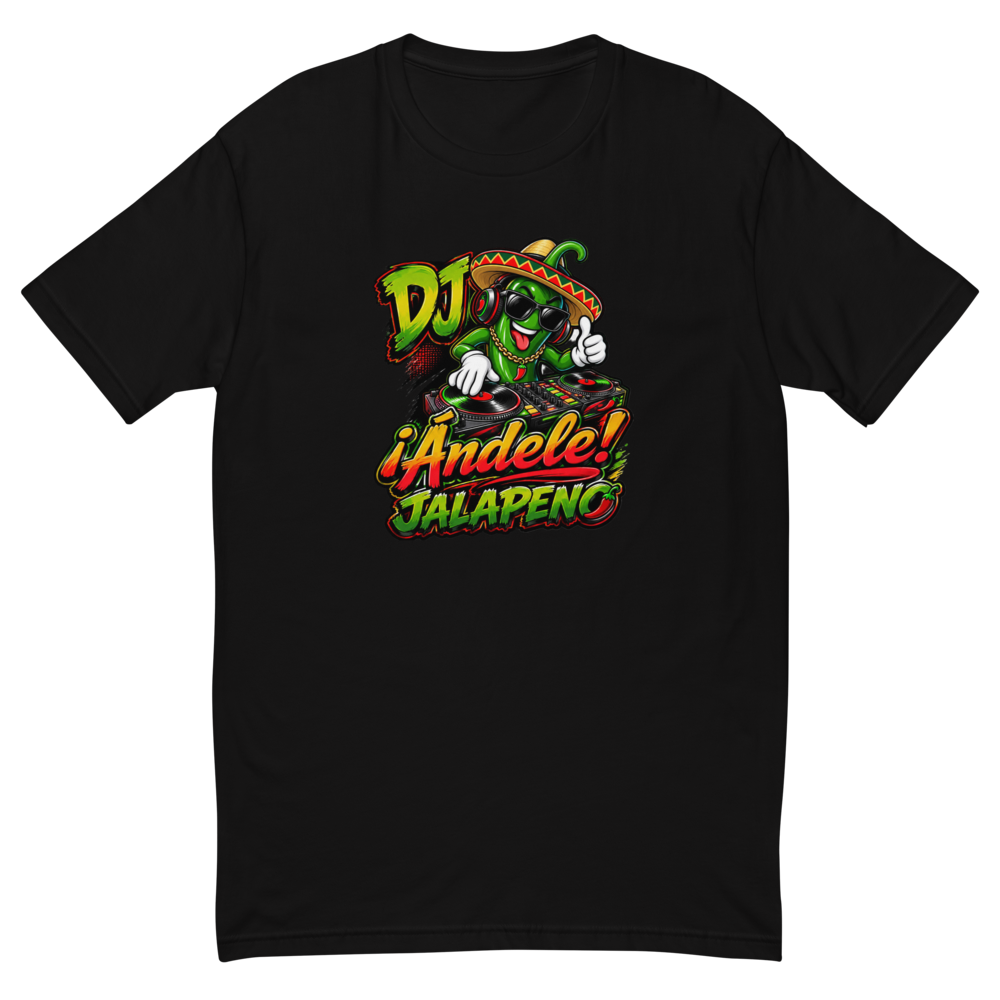 DJ ¡Ándele! Jalapeno Black Shirt