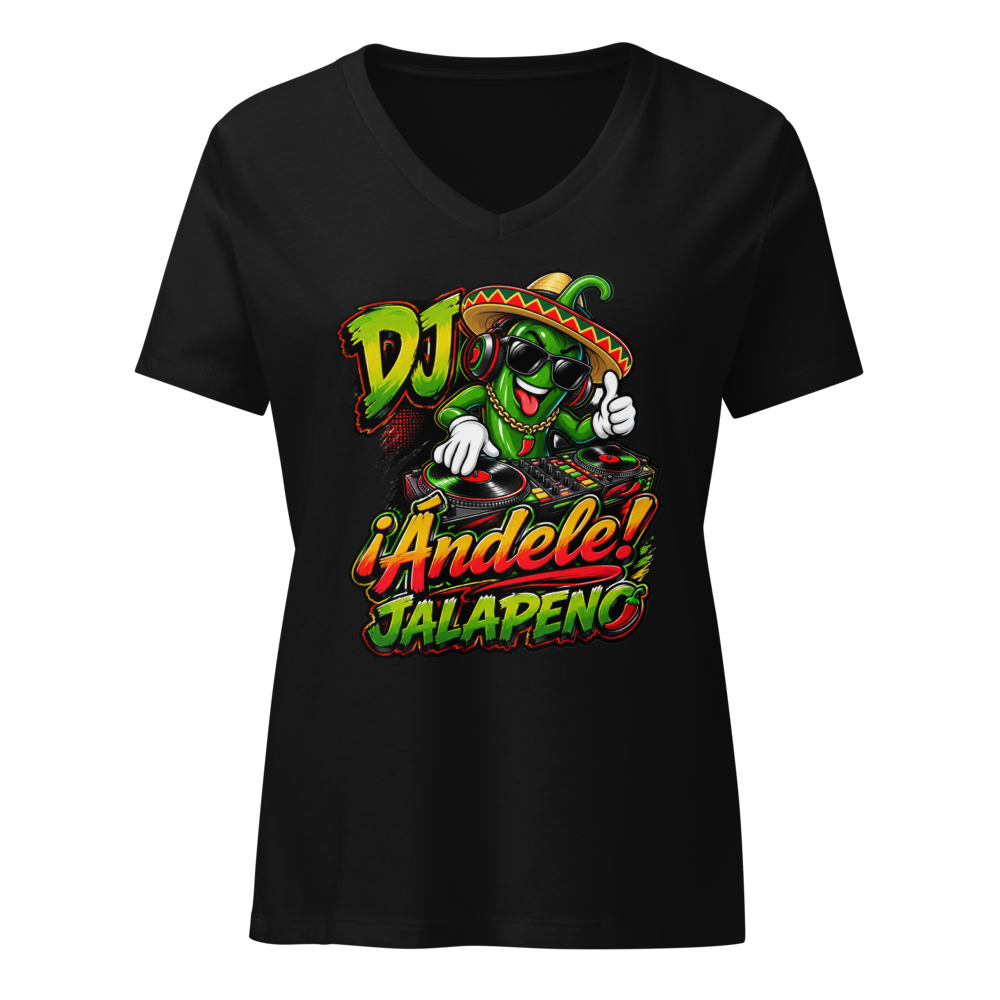 DJ ¡Ándele! Jalapeno Black Shirt