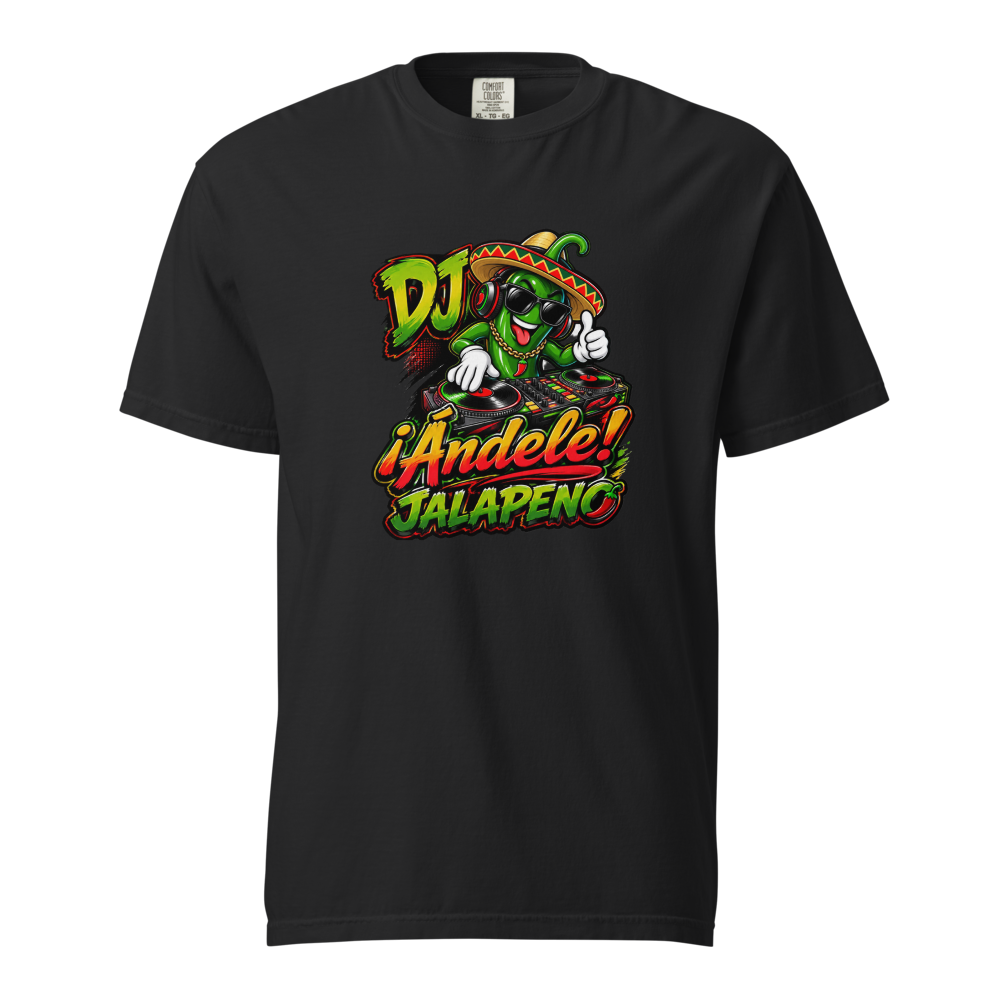 DJ ¡Ándele! Jalapeno Black Shirt