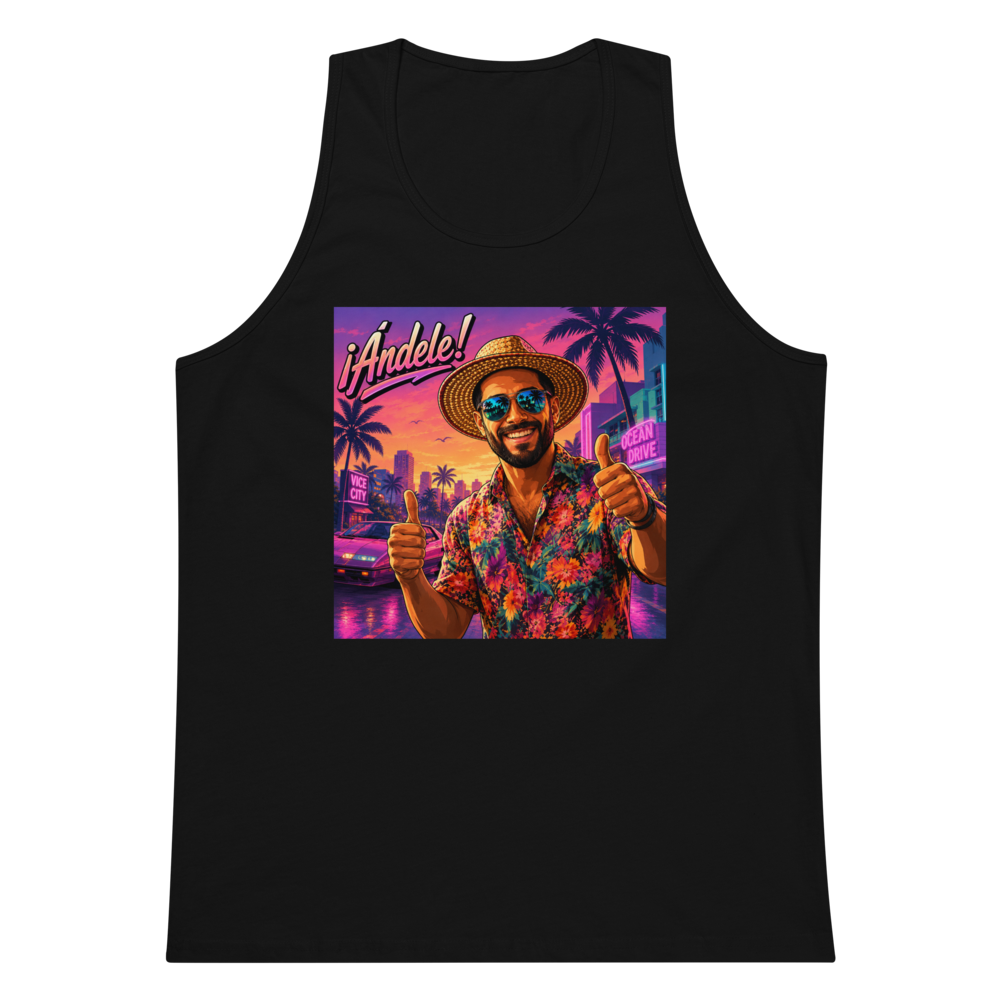 ¡Ándele! Black Tank Top