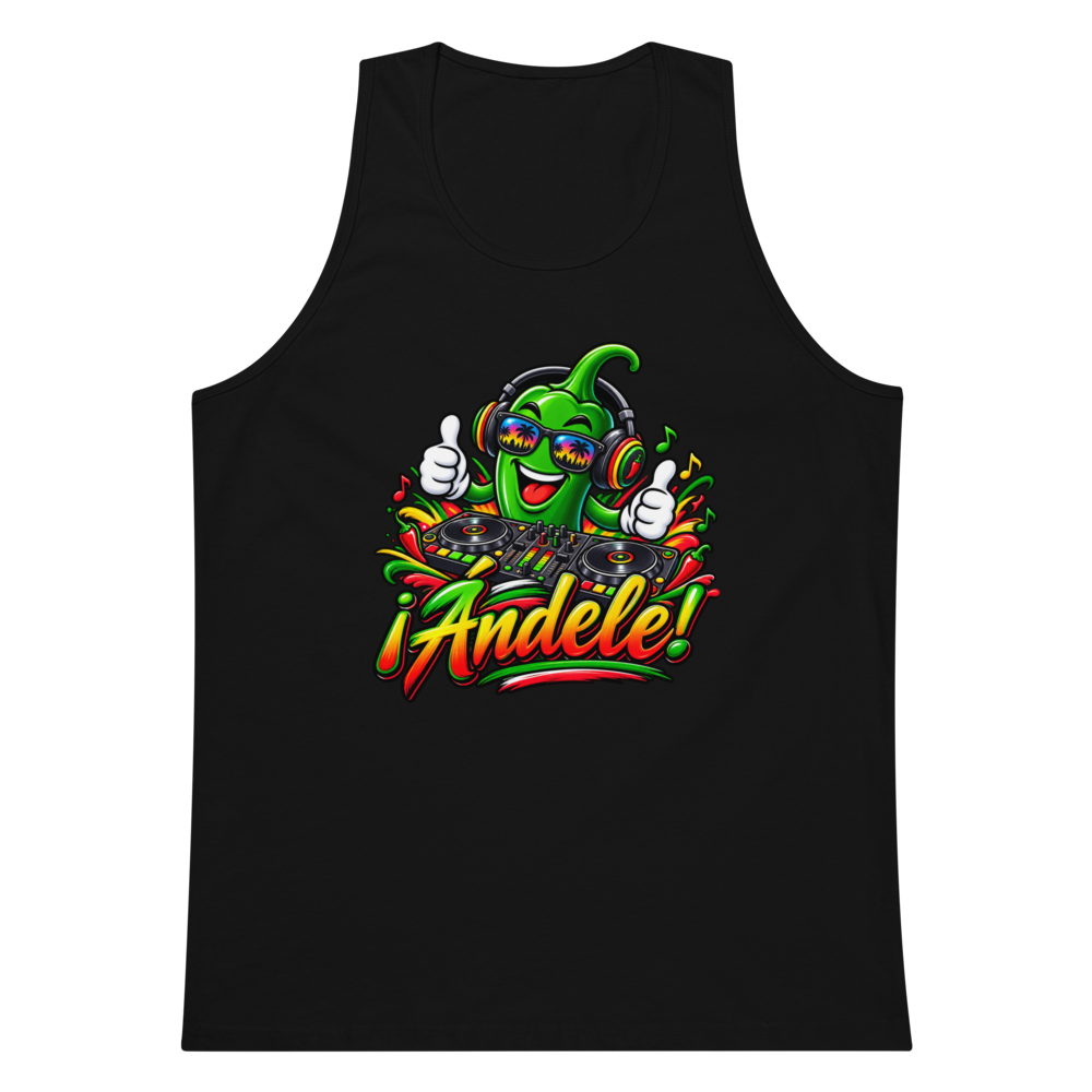 ¡Ándele! with DJ Jalapeno Black Tank Top