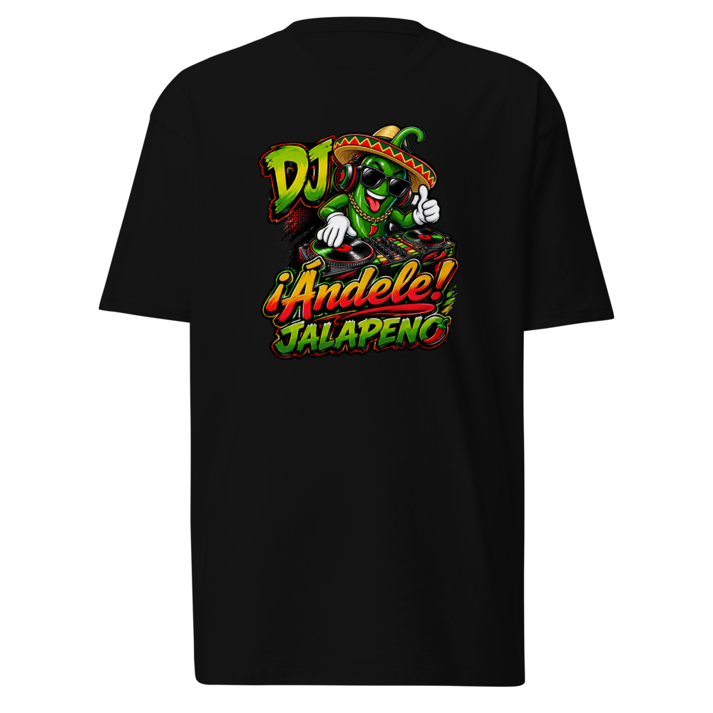 DJ ¡Ándele! Jalapeno Black Shirt