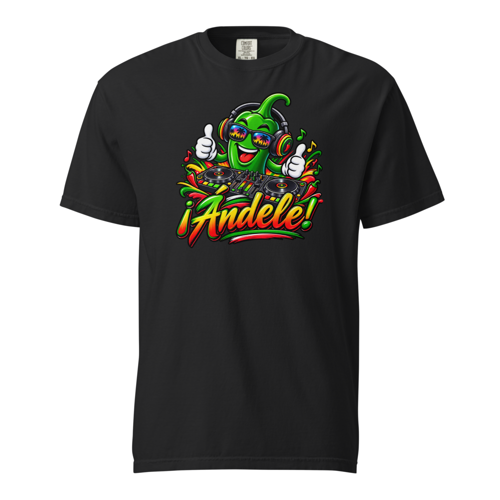 ¡Ándele! with DJ Jalapeno Black Shirt