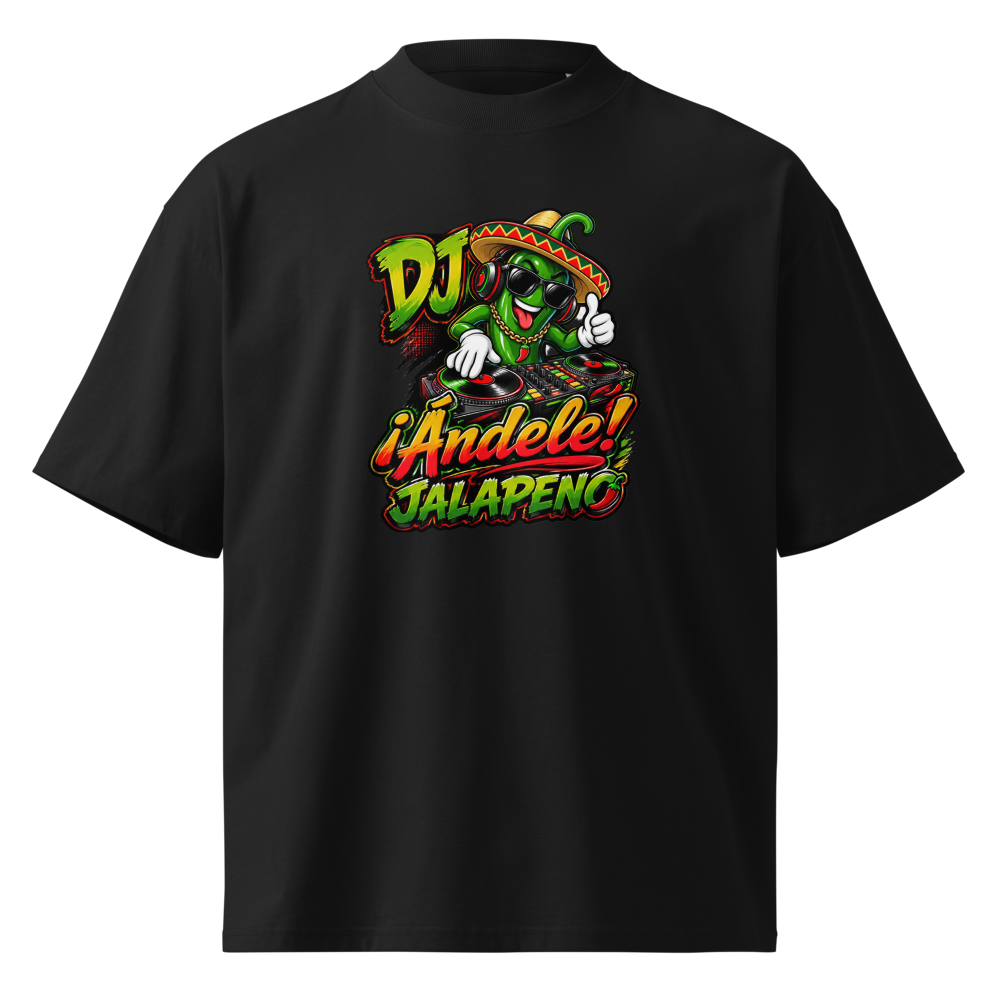 DJ ¡Ándele! Jalapeno Black Shirt
