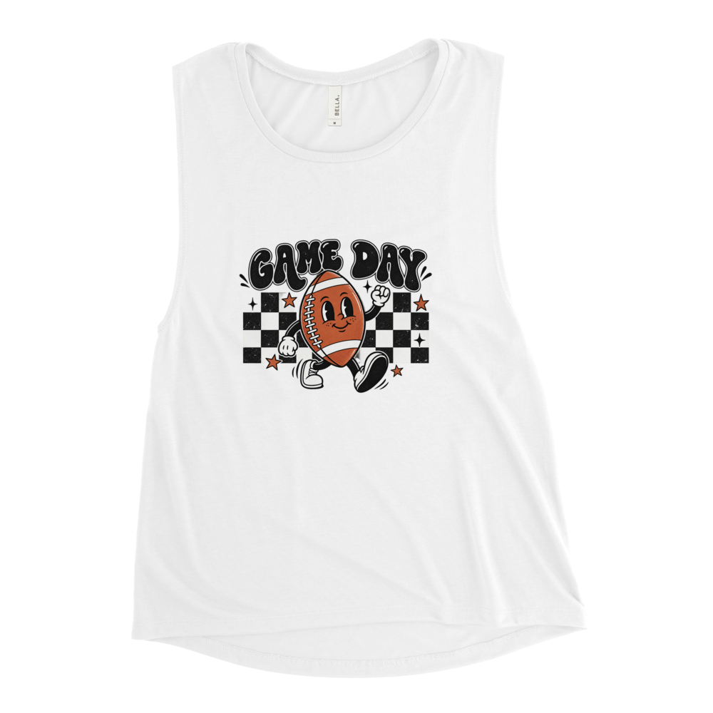 Women's Muscle Tank – Vintage Game Day Football Gr