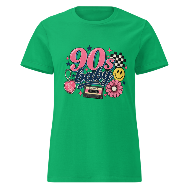 Women's Basic T-Shirt – 90s Baby Retro Graphic