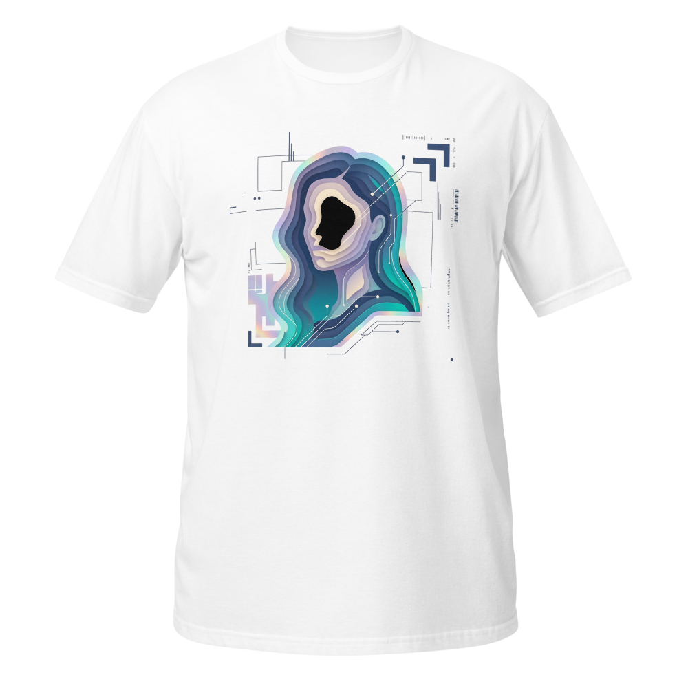 Techy Girl T‑Shirt – Futuristic Style for Women in