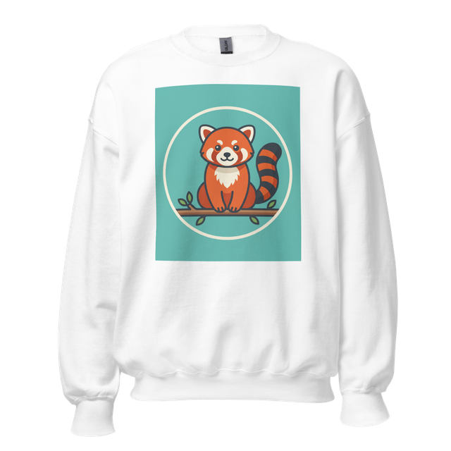 Red panda circle tee