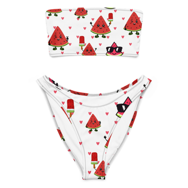Watermelon Heart Bikini Set
