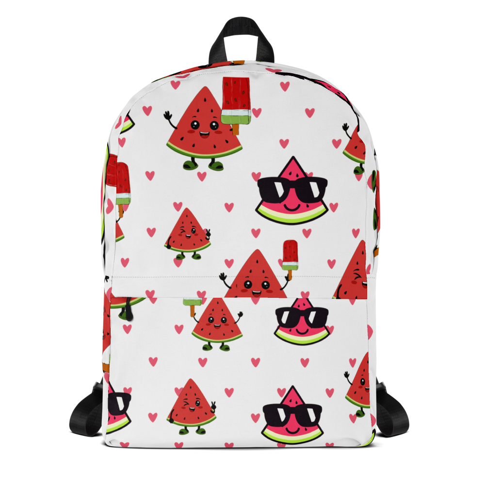 Kawaii Summer Watermelon All-Over Print Bag