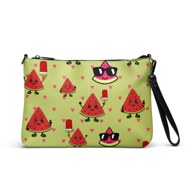 Cute Kawaii Watermelon All-Over Print Crossbody Ba