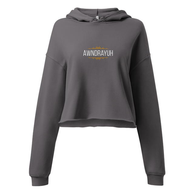 AWNDRAYUH Cropped Logo Hoodie