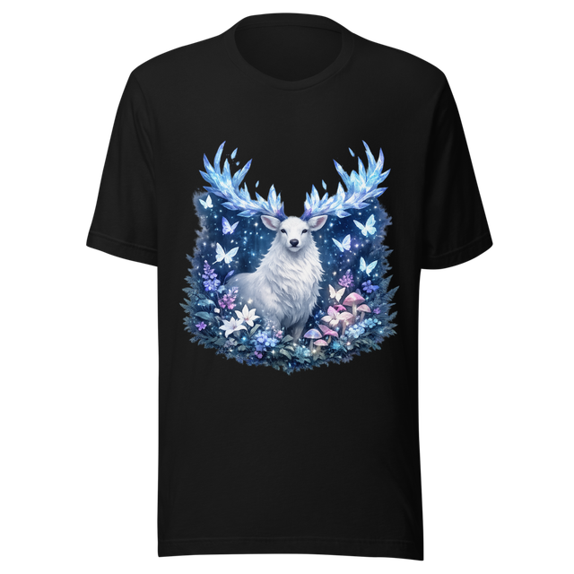 Mystical Crystal Antler Deer – Enchanted Forest Fa